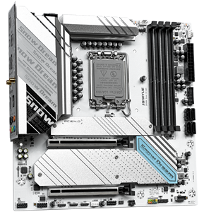 Tarjeta Madre JGINYUE B760M Z690M <span class=keywords><strong>Z790M</strong></span> Snow Dream LAG1700 Compatible con Memoria RAM DDR4/DDR5 y 12ª-14ª Generaciones - Product Image 4