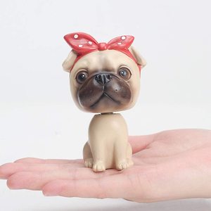 Juguetes de Peluche Baratos con Cabeza Móvil de Perro de Dibujos Animados para Decoración del Tablero del Automóvil - Product Image 5