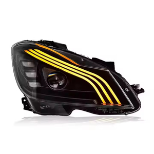 ไฟหน้ารถยนต์ JY สำหรับ C-Class W204 C180 C200 รุ่นใหม่ อัพเกรด 11-14 ไฟหน้า LED และไฟวิ่งกลางวันแบบ LED - Product Image 2