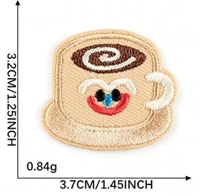 Parches de Fieltro Autoadhesivos de Poliéster con Bordado de Animales de Dibujos Animados, para Decoración de Ropa y Bolsos, Hechos en China - Product Image 3