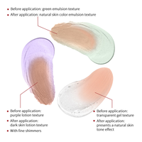 Base de Teint Hydratante en Gel SPF 25 Personnalisée OEM ODM, Crème Correctrice Rouge CC Imperméable, Étiquette Privée, Vente en Gros