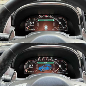ชุดหน้าปัดดิจิตอลขนาด 12.3 นิ้ว พร้อมมาตรวัดระยะทางแบบ Multi-UI สำหรับ Infiniti FX35 FX37 FX45 FX50 ปี 2009-2013 ชุดอัพเกรดแบบ Retrofit - Product Image 2