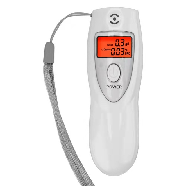 Digital LCD Yellow Backlight Breath Alcohol Tester CE Certified Semiconductor Sensor Gift Box 0.00-0.95 Mg/L Test Range