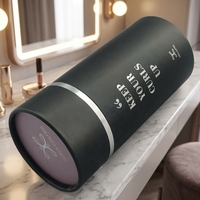 Boîte à bougies ronde en kraft faite à la main / Emballage cylindrique en carton pour balles de golf - Personnalisable OEM pour cadeaux et artisanat