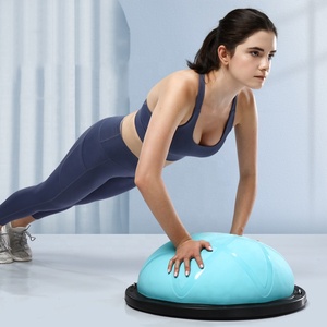 Ballon d'équilibre demi-corps écologique avec poignées et pompe pour l'exercice et la <span class=keywords><strong>musculation</strong></span> - Product Image 1