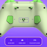 Z03DP Black Hall Rumble Dual Trigger Wireless Game Controller, Gamepad Multi-Platform untuk Switch Android IOS PC