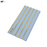 Panneau mural WPC écologique certifié CE, imperméable, sans formaldéhyde, décoration intérieure 3D, maison, villa, chambre, ignifuge