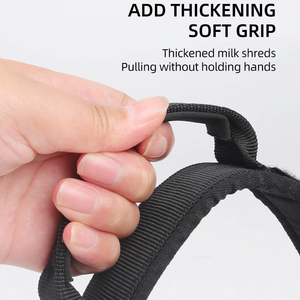 <span class=keywords><strong>Collar</strong></span> de perro táctico de alta calidad con asa, collares ajustables de alta resistencia para perros grandes, collares de nailon para entrenamiento de Color caramelo para mascotas - Product Image 4