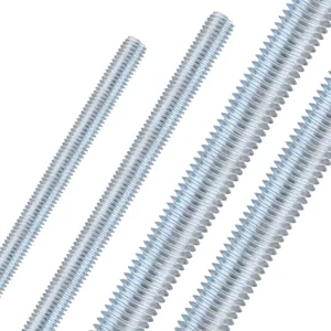 M4 M6 M8 M9 M10 M12 Threaded Rod Zinc Grade 4.8 Suspended Ceiling Thread Rod 1meter 2meter 3meter