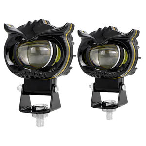 Projecteur antibrouillard 9-80V, accessoires de moto, lentille unique, design hibou, phares de nuit pour moto - Product Image 3