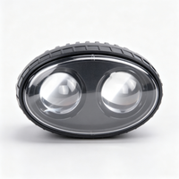 Feu de signalisation de sécurité LED pour chariot élévateur 10W DC12-80V IP65 ECE R10 Flèche rouge bleue ronde pour entrepôt