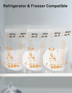 Custom Printed Hot Brand BPA-free Self-stand up <strong>Pouch</strong> Pre Sterilized Breast <strong>Milk</strong> Storage Bags 120ml 220ml Aseptic Bag - Product Image 4
