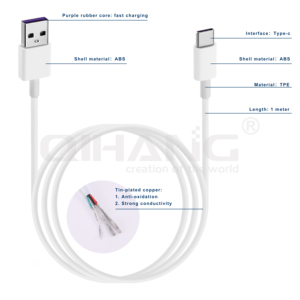 Nuevo 1m blanco rápido 5A typ <span class=keywords><strong>c</strong></span> tipo de cable de carga usb-<span class=keywords><strong>c</strong></span> - Product Image 2