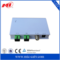 Receptor Óptico de Fibra MIC MIC-OR-860H5W 60V SC/APC AGC -15~0dBm FTTH FTTB CATV 1550nm WDM Mini Nodo