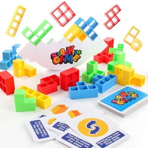 Bloques de Equilibrio Apilables 3D <span class=keywords><strong>Tetra</strong></span> Tower, Juguete de Escritorio para Niños y Adultos, Juego de Mesa Interactivo para Desarrollo de Habilidades de Equipo, para Fiestas Familiares y Viajes - Product Image 3
