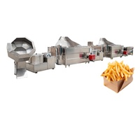 Friteuse automatique personnalisée pour les en-cas, frites, chips de pommes de terre, machine à frire les cacahuètes, friteuse continue