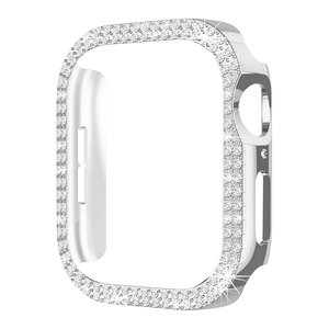 Coque de montre en diamant pour <span class=keywords><strong>Apple</strong></span> <span class=keywords><strong>Watch</strong></span> 10 8 4 5 6 <span class=keywords><strong>7</strong></span> PC Armor Cover pour Iwatch 38/40/42/44/41/<span class=keywords><strong>45</strong></span>/46/49mm Protecteur d'écran Fram - Product Image 2