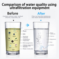 Système d'ultrafiltration d'eau potable pour zones rurales 12680 gallons/jour Élimine efficacement les bactéries Filtre la sable/la boue