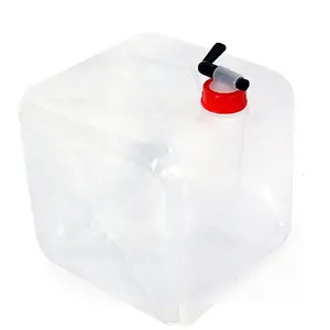 Bolsa dobrável winllow e cruzada de 10l, bolsa portadora de água portátil para acampamento, à prova de água e dobrável