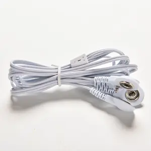 Durable Tens/ems Supply Connector Electrode Cable Tens Foot Massager Electrode Pad Lead For Massager