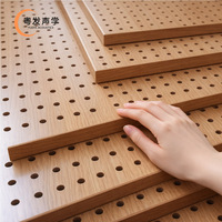 Panneaux muraux et de plafond en MDF micro-perforé, modernes, à absorption acoustique très efficace, écologiques, pour entrepôts et extérieurs