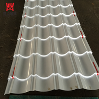 Tuile de toit en métal émaillé antique AZ60 en alliage d'aluminium et de zinc, résistante au sel pour les zones côtières