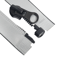 OCO-Fermeture à glissière réfléchissante #3 #5 #7 #8, fermeture à glissière en nylon, PVC, TPU, PU, fermetures à glissière étanches personnalisées pour vêtements imperméables