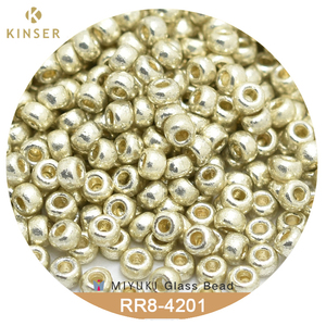 Miyuki ronda rocallas 8/0 perlas de 3 mm [21 Color brillo metálico 10g paquete - Product Image 4