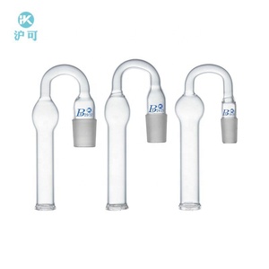 Huke khoa học thủy tinh phòng thí nghiệm Tùy Chỉnh Boro 3.3 glass sấy ống với uốn cong (thủy tinh mặt đất) Doanh - Product Image 4
