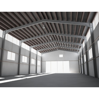 Bâtiment en structure métallique préfabriquée à installation rapide avec services de soudage/pliage/découpe