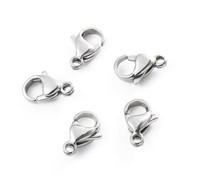 Bijoux en acier inoxydable 304, boucle à homard de haute qualité, vente en gros, livraison gratuite