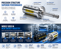Mandrin à expansion pneumatique de haute précision pour machine à bobiner les batteries au lithium, arbre d'expansion pneumatique OEM