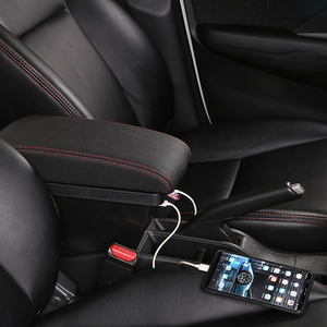 ที่เท้าแขนภายในรถคอนโซลที่เท้าแขนหนังพีวีซีสำหรับ2019 Volkswagen Lavida - Product Image 3