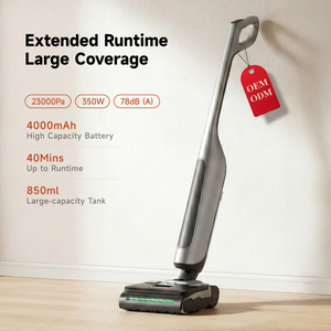 <span class=keywords><strong>Aspirateur</strong></span> sans fil OEM à filtration HEPA, mode vapeur, séchage à air chaud, nettoyage automatique à une touche, pour usage domestique et extérieur - Product Image 5