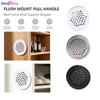 Grille d'aération ronde encastrée pour meuble, grille de ventilation pour armoire à chaussures et placard