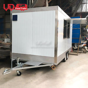 Hot Sale Fast Food Trailer Street Mobile Kitchen Catering Trailer <strong>UK</strong> Fully Equipped Taco Food Trucks BBQ - Product Image 2