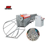 Machine de redressement et de coupe de fil à grande vitesse SADE, contrôle PLC + écran tactile, 130 m/min, 7,5 kW, facile à utiliser, pour la construction, 3-12 mm