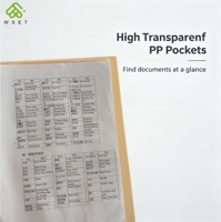 Classeur A4 à 20 pochettes perforées, étui de présentation amovible en PP imperméable, couverture décorative DIY, dossier de rangement pour documents de bureau