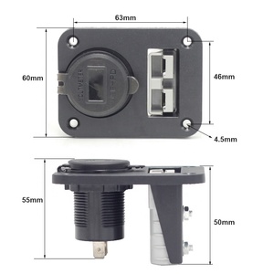 Anderson cắm tuôn ra gắn bảng điều khiển khung 50A 50amp W/Sạc nhanh Loại-C + USB - Product Image 2