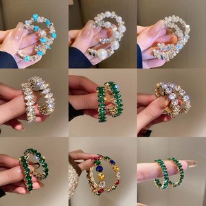 DAIHE 2024 สินค้าใหม่มาใหม่สไตล์เกาหลีต่างหูแฟชั่นเครื่องประดับต่างหู <span class=keywords><strong>Promare</strong></span> ต่างหูห่วงชุบทอง - Product Image 5