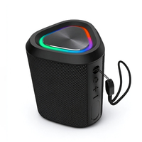 Speaker Nirkabel Audio Surround 3D Portabel Tahan Air untuk Luar Ruangan 1200mAh Hifi Mini Tws Speaker