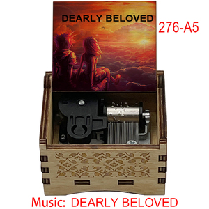 Dearly Beloved Wind up Music Box de Game Kingdom Hearts 18 Note Silver Movement Regalo especial para el cumpleaños de la familia de amigos - Product Image 4