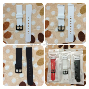 Bracelet de montre intelligente en silicone pour <span class=keywords><strong>Samsung</strong></span> <span class=keywords><strong>Gear</strong></span> <span class=keywords><strong>Sport</strong></span> pour BIP Youth/GTS/GTR 42 mm - Bracelet de remplacement étanche et durable - Product Image 5