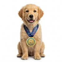 Proveedor Principal de Medallas de Premio Personalizadas de Aleación de Zinc Coloridas con Forma de Animales para Eventos de Concursos de Belleza de Mascotas Domésticas