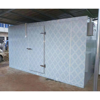 Salle de stockage frigorifique commerciale Refroidisseur walk-in robuste pour restaurant et supermarché avec unité de réfrigération à fonctionnement stable