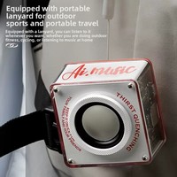 Baru portabel untuk 5.4 nirkabel TWS Stereo Bass kartu TF ringan luar ruangan Mini Boombox Speaker dengan RGB LED 5-10w Output