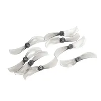 4 paires (8 pièces) d'hélices de drone Gemfan 1610 en plastique, 40 mm, 2 pales, 1 mm/1,5 mm, pour drones de course FPV RC, freestyle, Tinywhoop, Mobula7