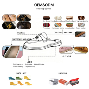 <span class=keywords><strong>Mocasines</strong></span> Retro Antideslizantes Personalizados <span class=keywords><strong>para</strong></span> Hombre y Mujer, Cómodos, de Piel de Oveja y Ante Vacuno, Forrados, Sin Cordones, Tipo Pantuflas - Product Image 5