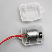 Moteur vibrant puissant 260 avec boîtier, 3V 5V 12V, pour masseur vibrant, alimentation grenouille, 58x45x30mm (1 pièce)