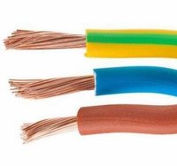 Câble électrique en cuivre toronné PVC 1,5 mm 2 mm 4 mm 6 mm 100 m pour usage domestique et industriel, idéal pour le câblage résidentiel et commercial.